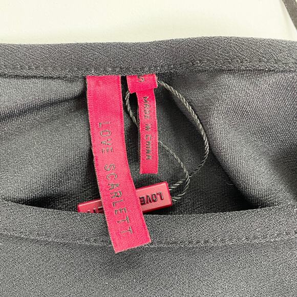 NEW Love Scarlett‎ Womens S Knit Dress Black Cutout s Grunge Gothic Stretchy - Picture 11 of 16